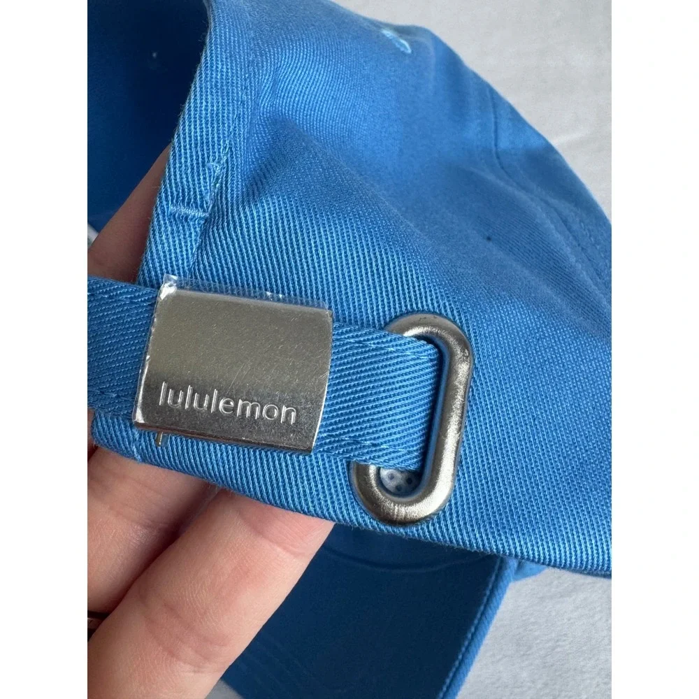 Lululemon Classic Unisex Ball Cap Blue Meet You Courtside Hat LU9CKDS L/XL NEW